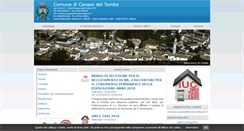 Desktop Screenshot of comune.cavaso.tv.it